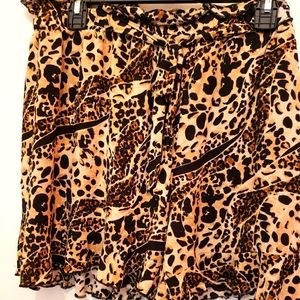Animal Print Shorts